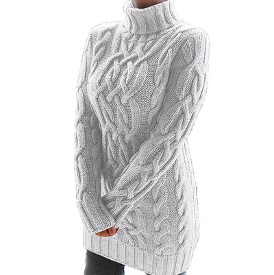 Ava - Strickkleid mit Rollkragen