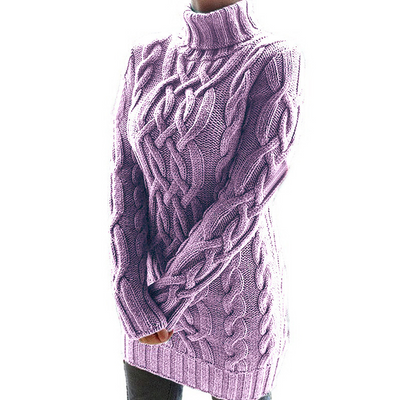 Ava - Strickkleid mit Rollkragen