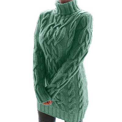 Ava - Strickkleid mit Rollkragen