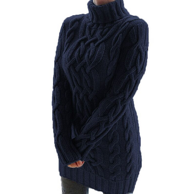 Ava - Strickkleid mit Rollkragen