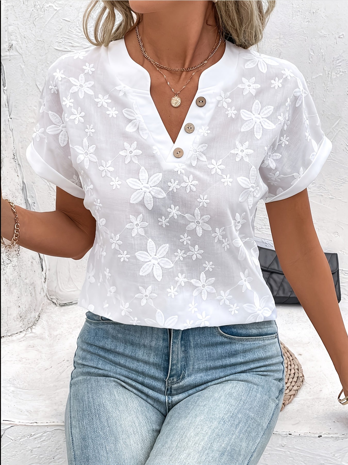 Saskia – Elegante Damenbluse