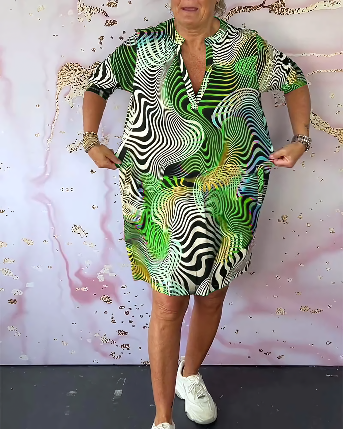 Nayla – Elegantes Midi-Kleid