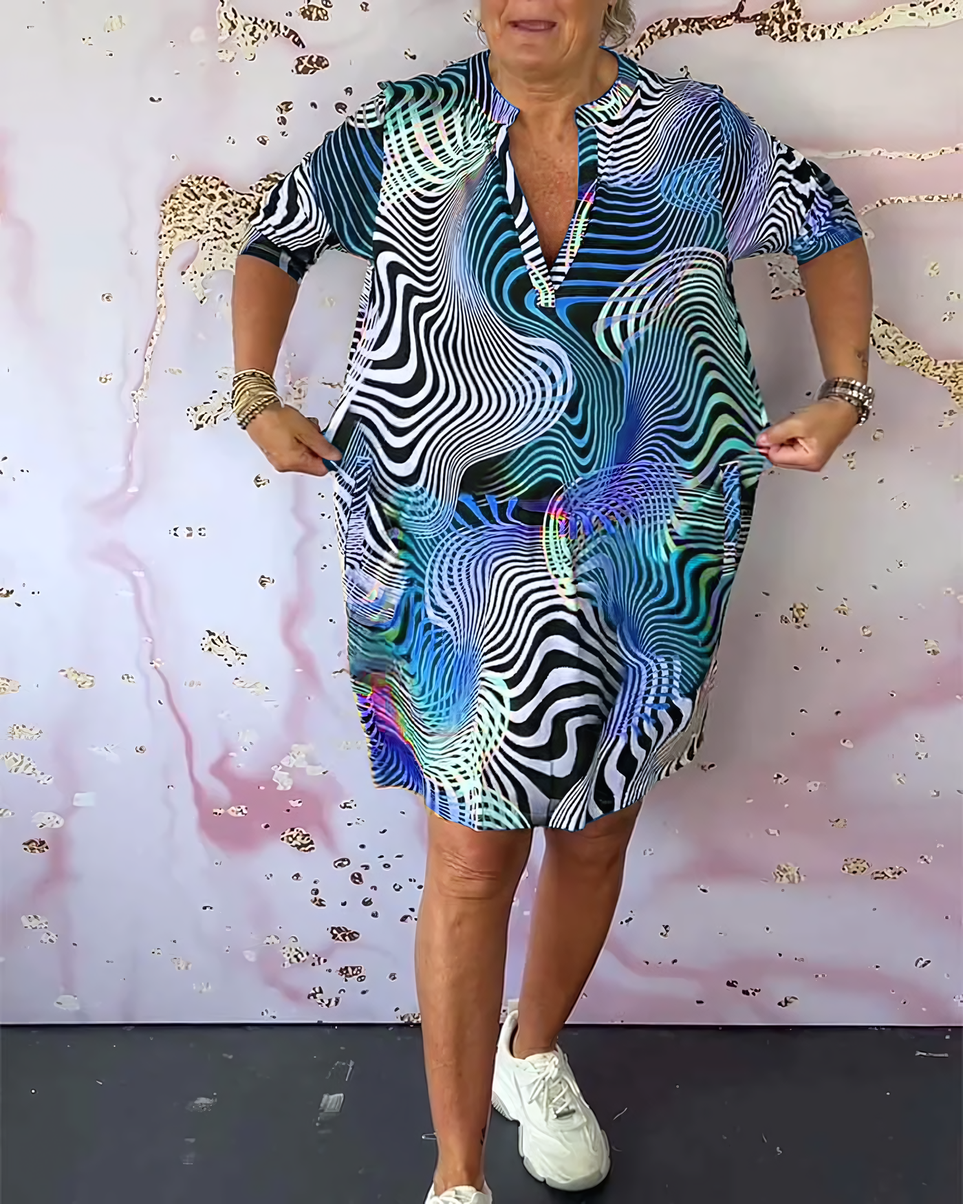 Nayla – Elegantes Midi-Kleid