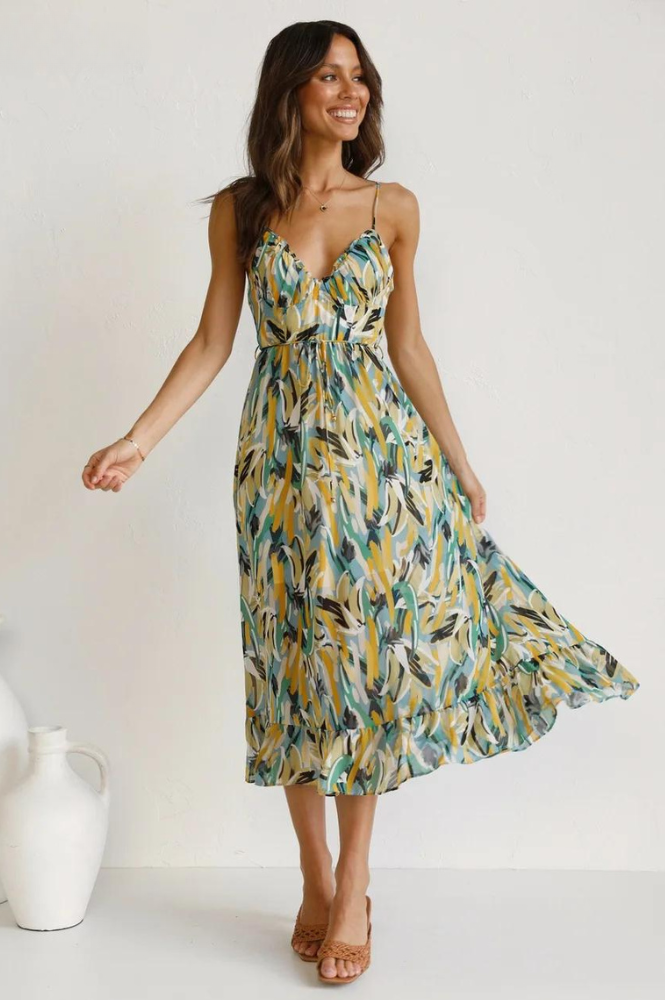 Shauna- Modisches Midikleid