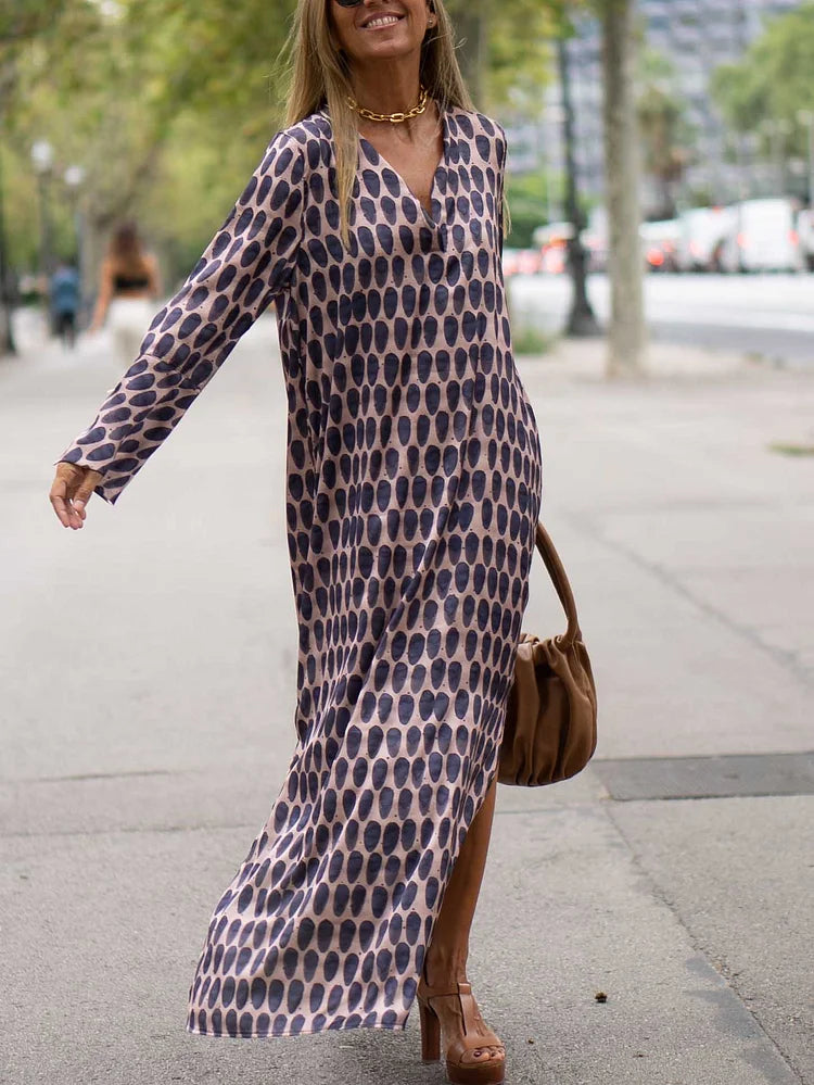 Naima – Luftiges Kleid mit stilvollem Print