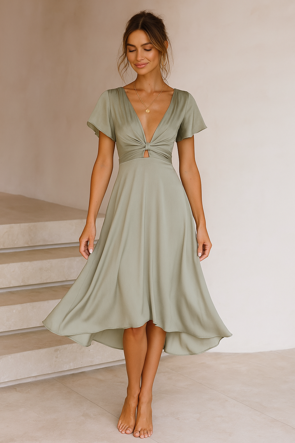 Elanora – Elegantes Kleid mit fließender Silhouette