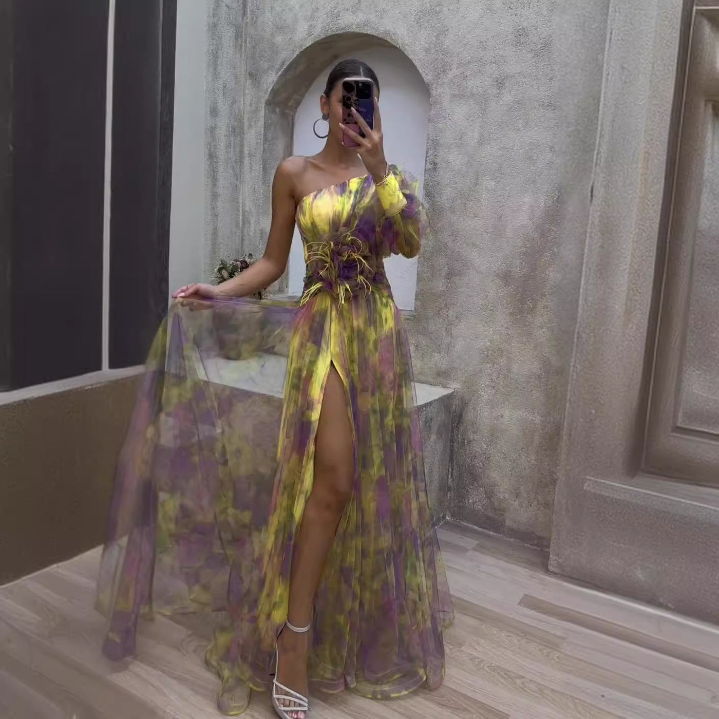 Amina - Langarmkleid
