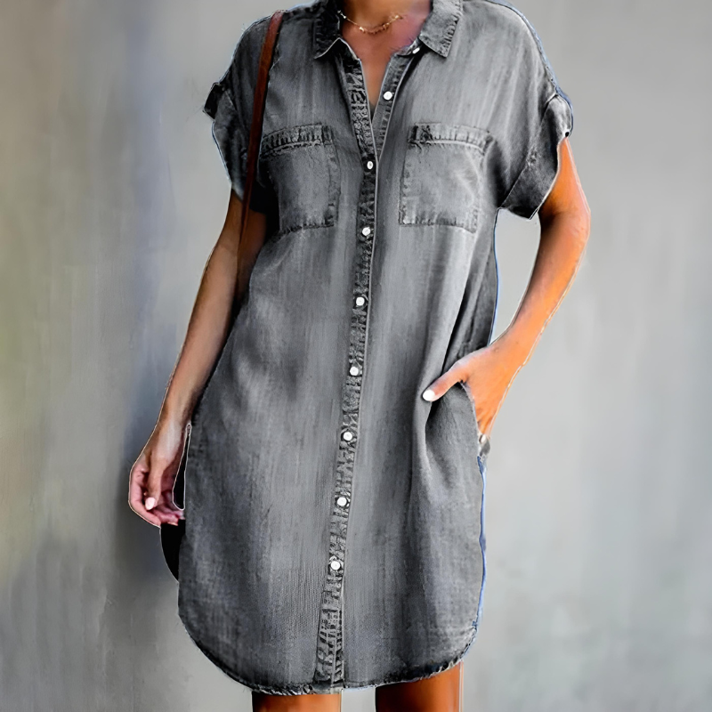 Mirella – Jeans-Optik Kleid