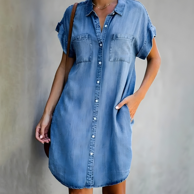 Mirella – Jeans-Optik Kleid