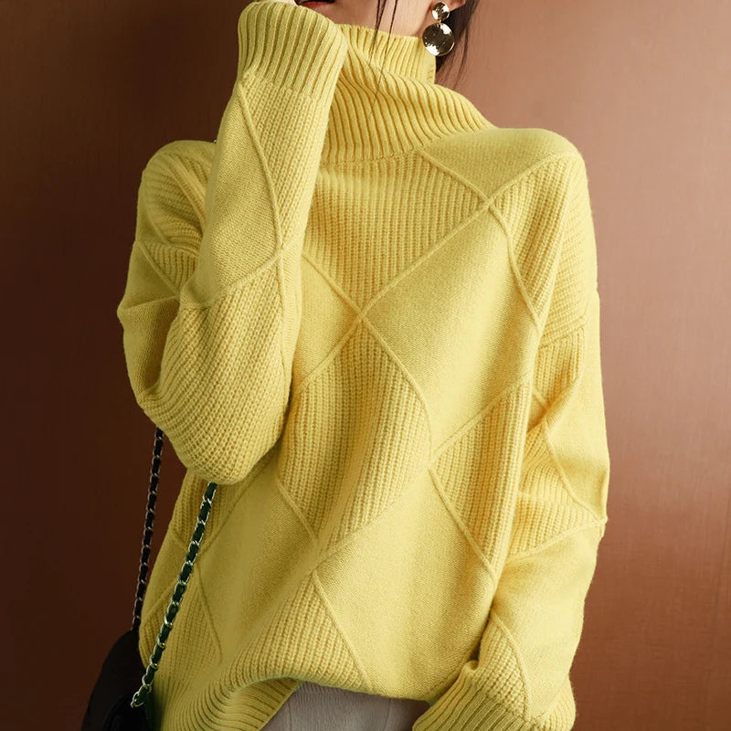 PureSoft - Damen Rollkragenpullover