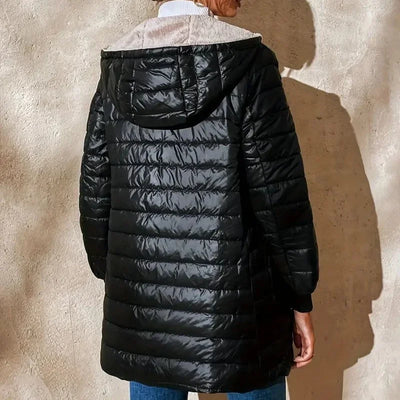 LuxeWarm - Damen Lange Steppjacke