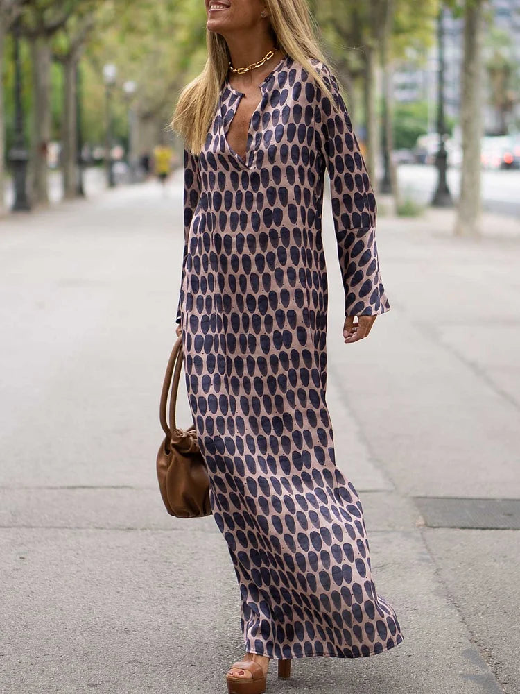 Naima – Luftiges Kleid mit stilvollem Print