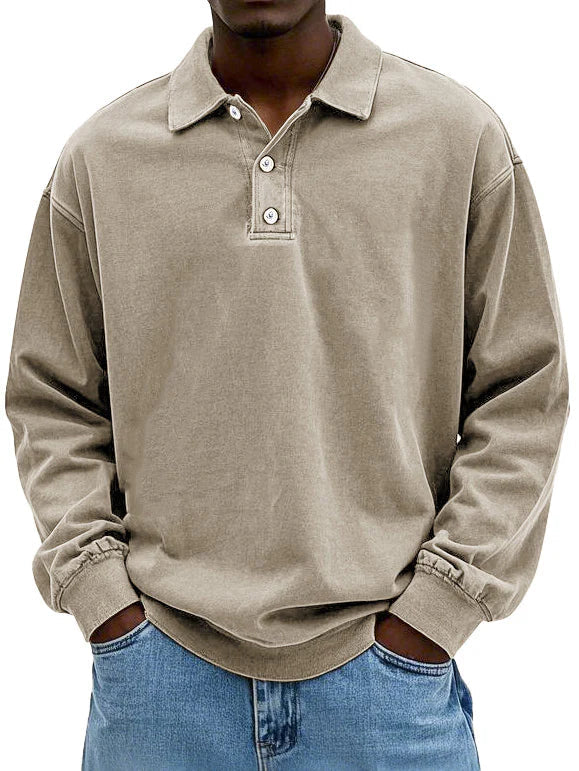 Rocko - Langarm-Poloshirt