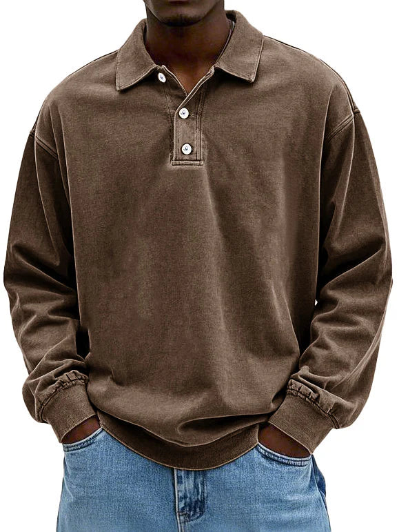 Rocko - Langarm-Poloshirt
